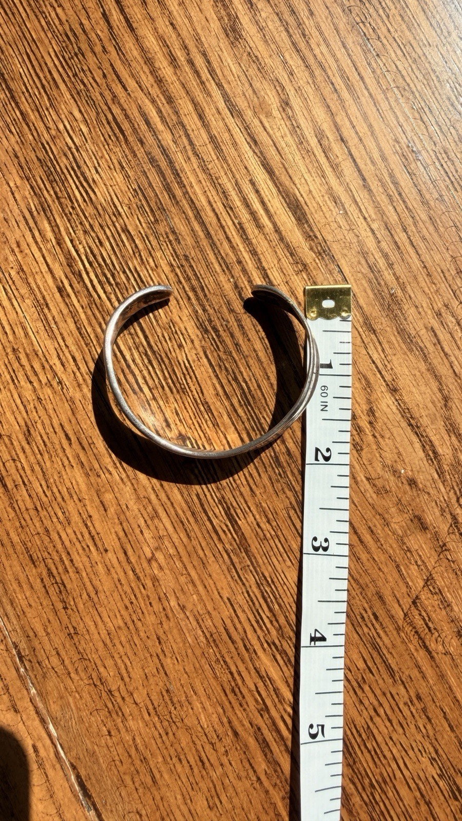 925 Sterling Silver Cuff Bracelet, Engraved, Adjustable