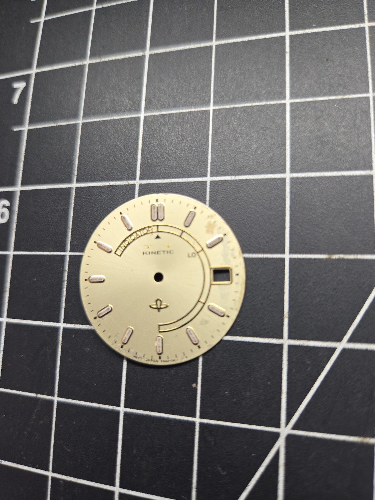 vintage seiko watch dial parts repair 5m42 DA date kinetic