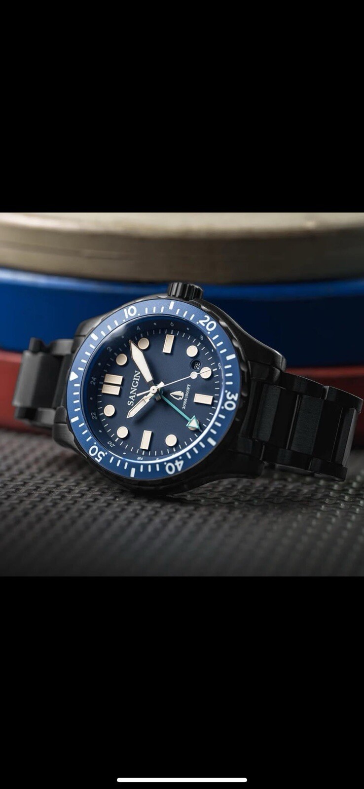 Sangin Pacifico THF Watch Sangin x Tac Hunt Fish Limited Edition 1 of 250 DLC