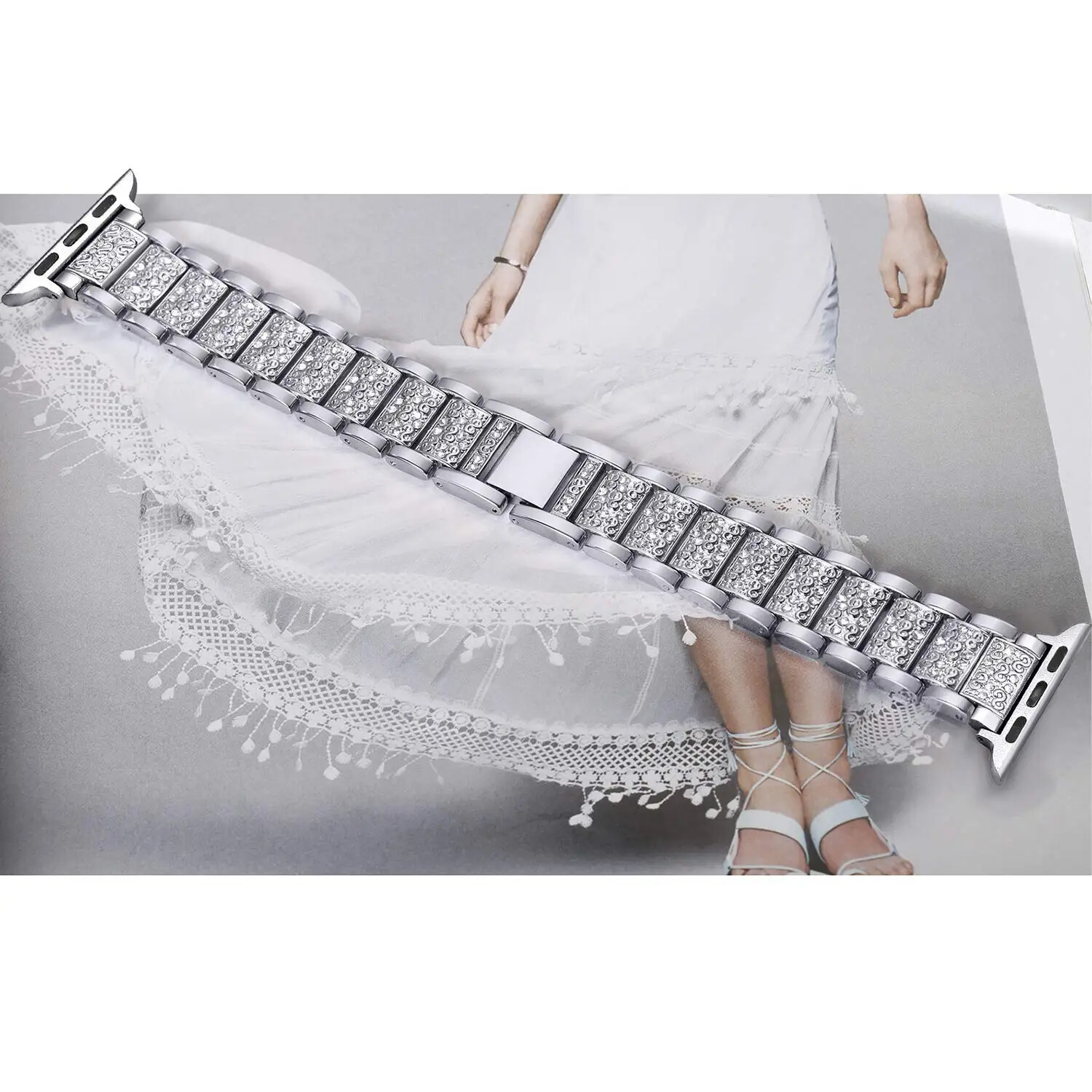 Bling Diamond Band for Apple Watch Ultra 2 49mm 10 46mm 40mm 45mm 44mm 41mm 42mm