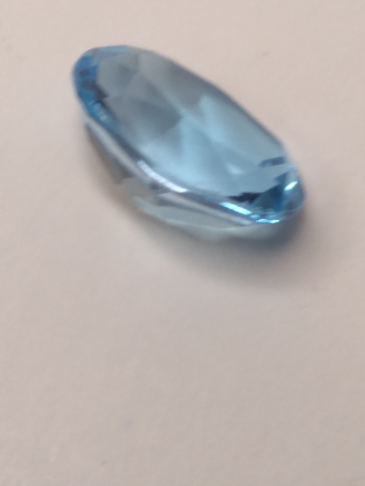 Swiss Blue Topaz! 8×6 mm Oval Faceted Cut Genuine AAA Quality 1.93Ct. Brazil