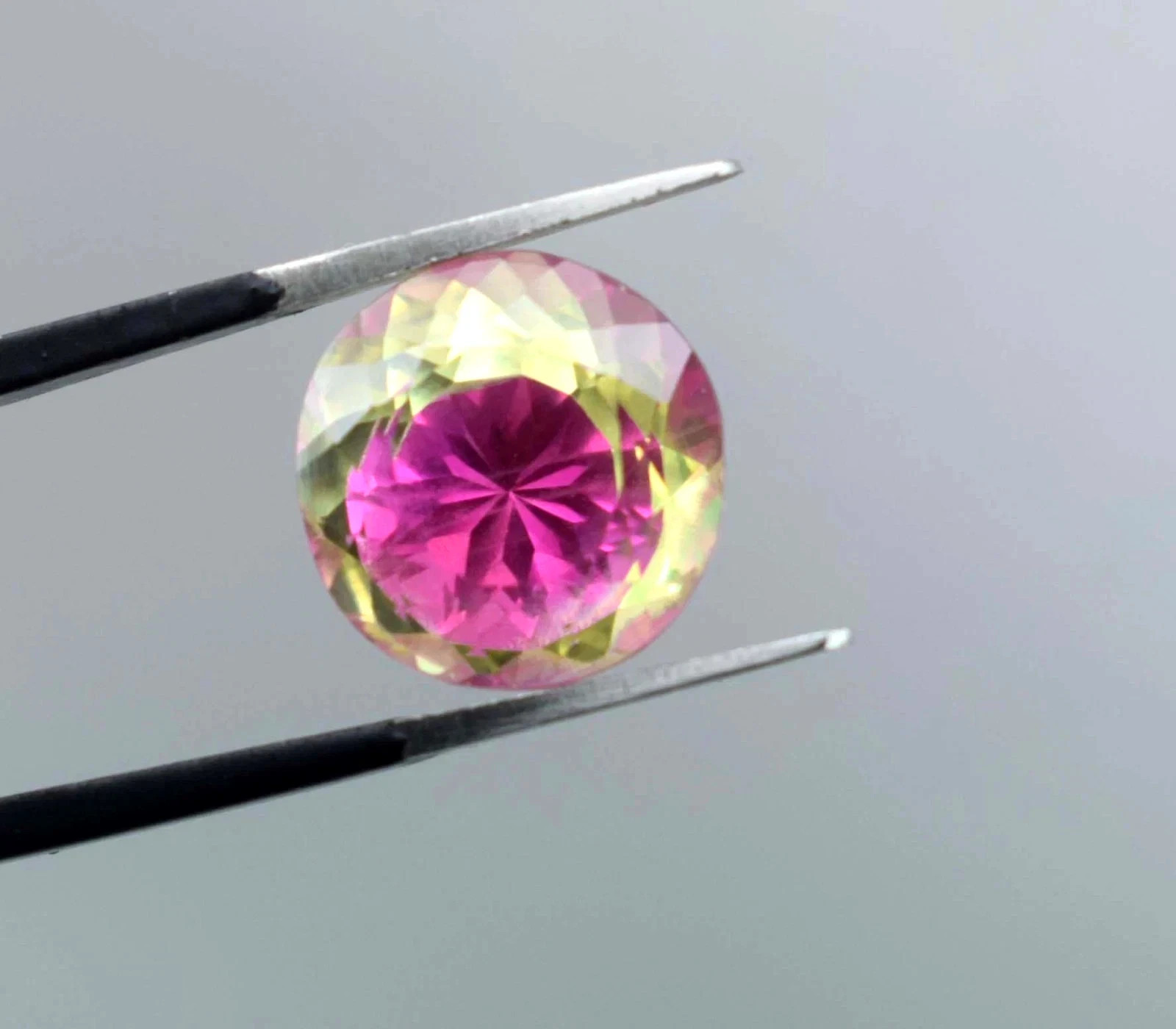 AAA 11.18 Ct Exquisite Certified Natural Pitambari Sapphire Loose Round Gemstone
