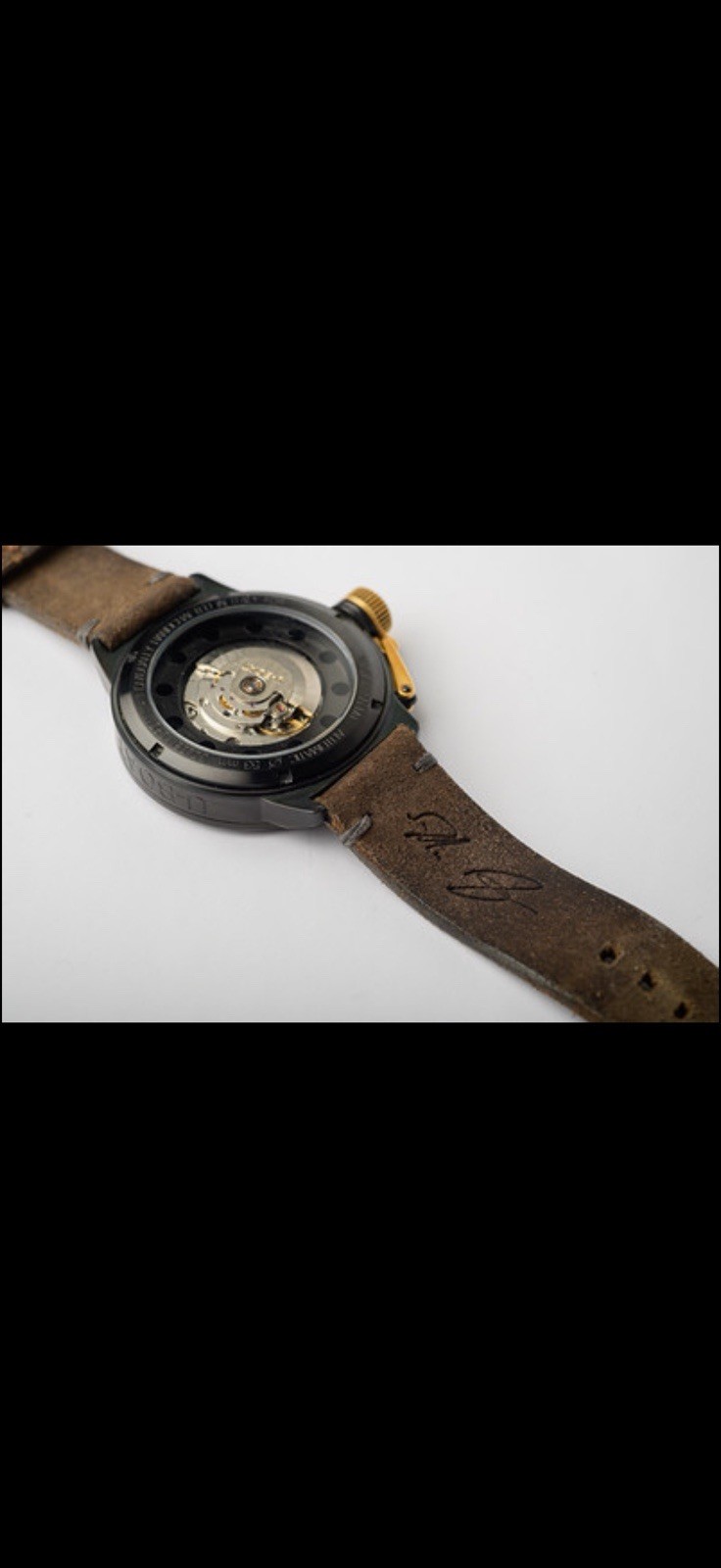 U-Boat Italo Fontana Golden Crown Ref. 1215 53 mm Ltd. 71/300 Full set