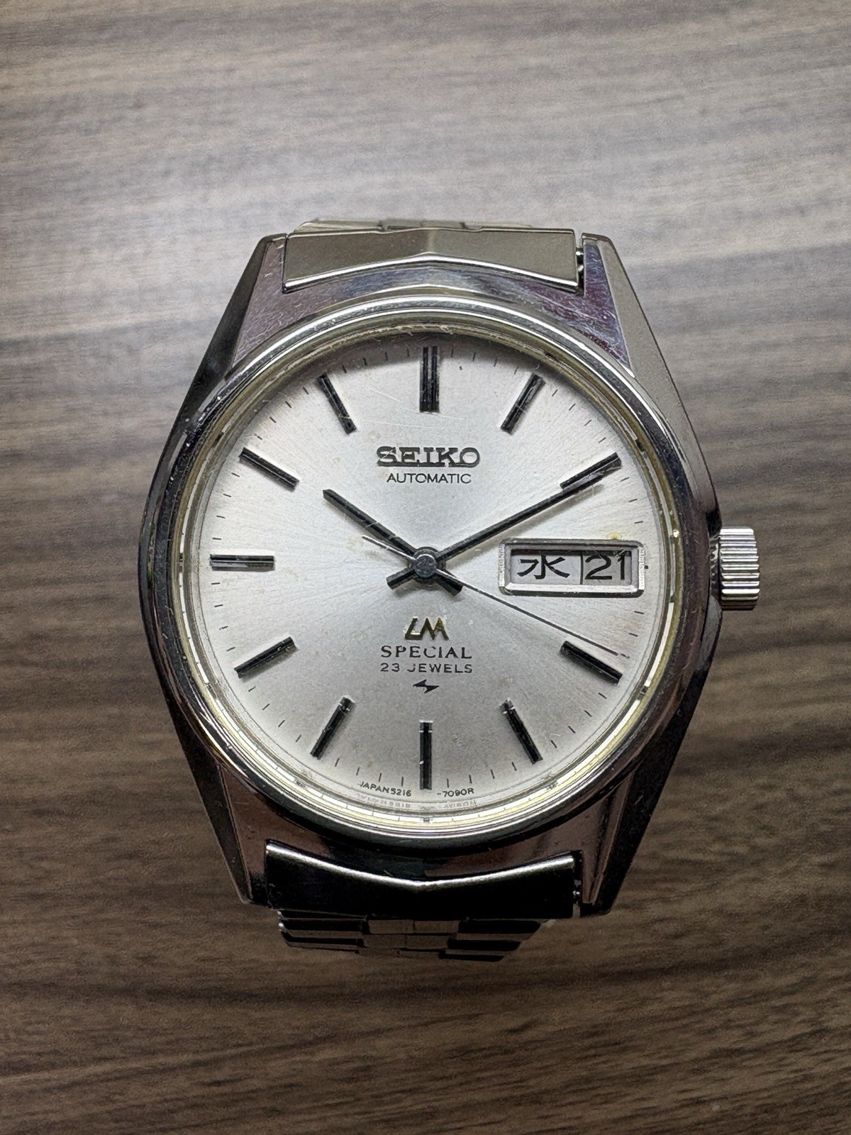 SEIKO Lord Matic Special 5216-7080 Vintage 1975 Automatic Overhauled Japan