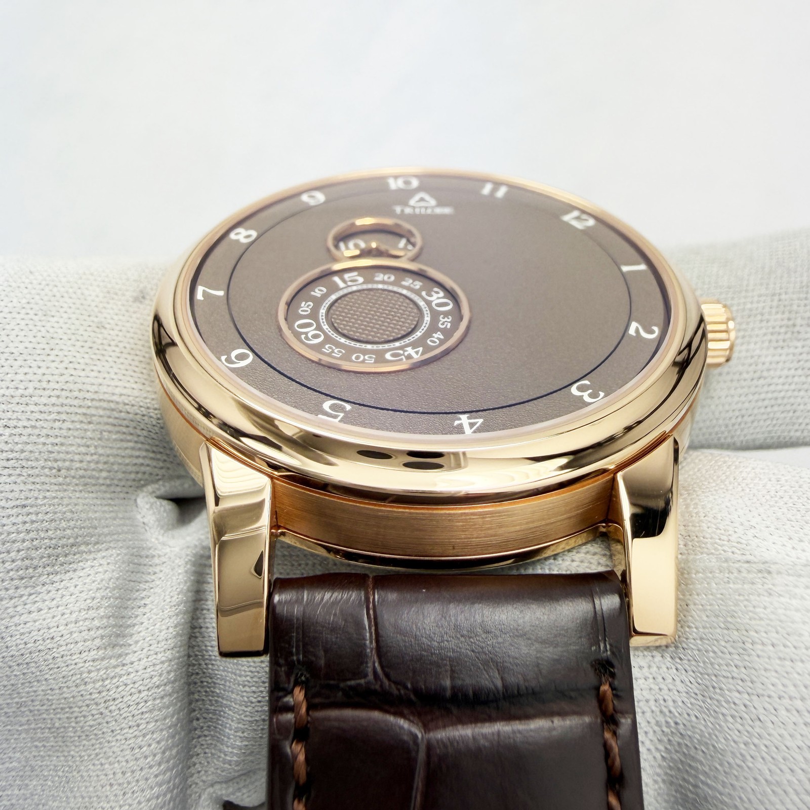 2025 Trilobe Nuit Fantastique Grained Havana NF03HG Brown 40MM 18K Rg Box Paper