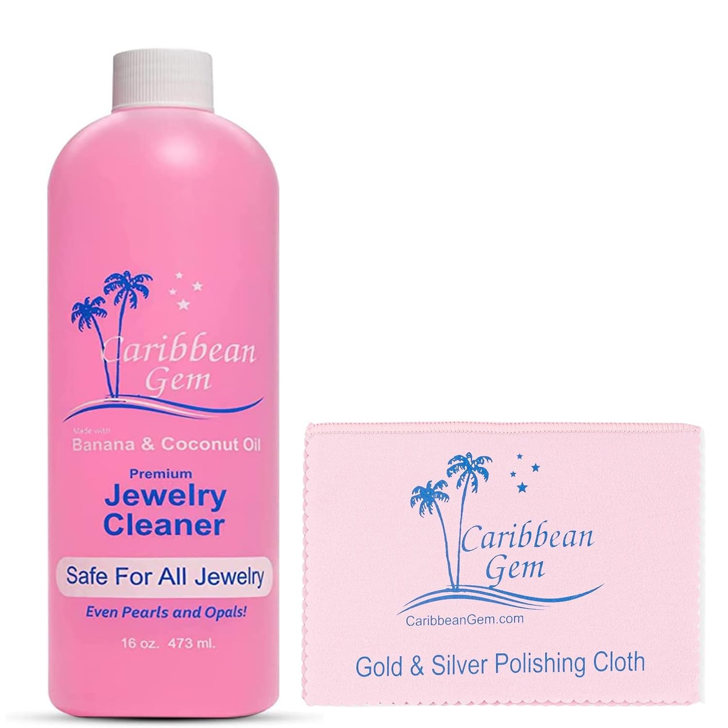 Caribbean Gem USA All Natural Banana & 16 Fl Oz (Pack of 1), 16oz Bottle
