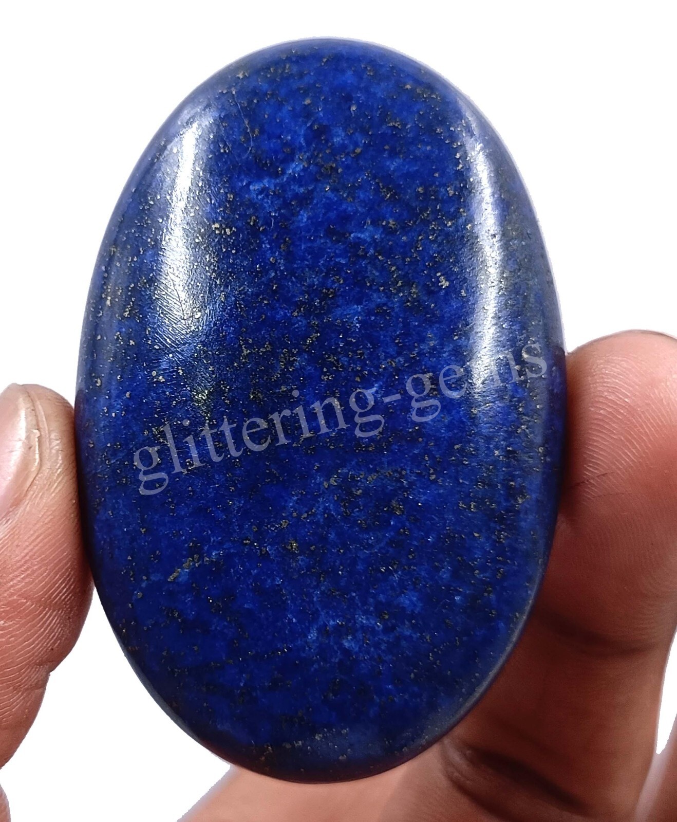 218.00 CT Oval Cut Natural Blue Lapis Lazuli IGL Certified Opaque Loose Gems M25