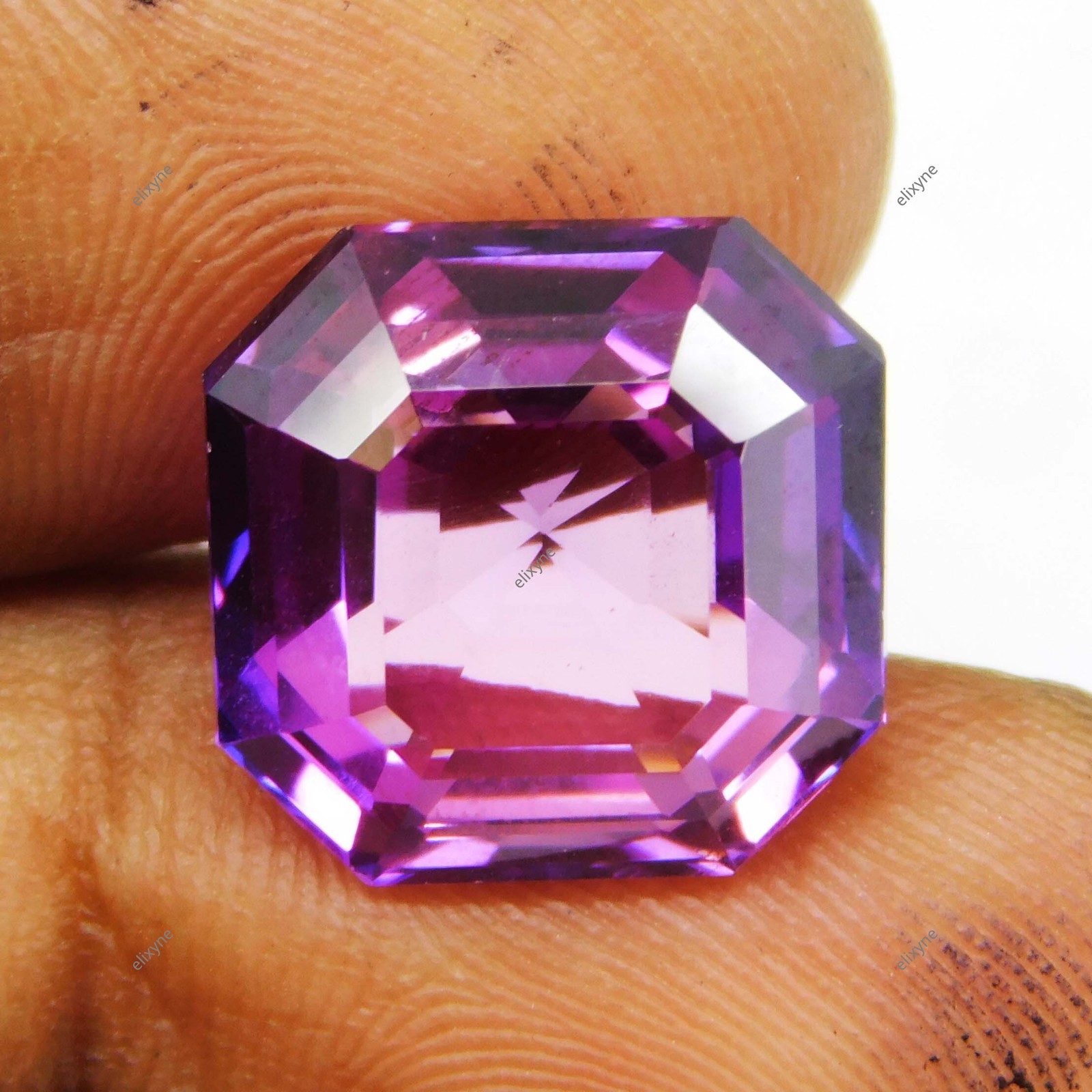 Natural TAAFFEITE 14.85 Ct CERTIFIED Velvet Smooth Purple Pink RARE Gemstone