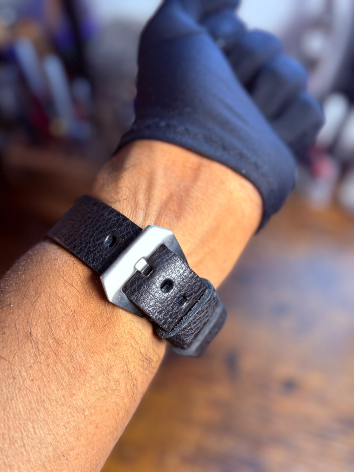 Watch Swiss eta 6498 movement Handmade Strap