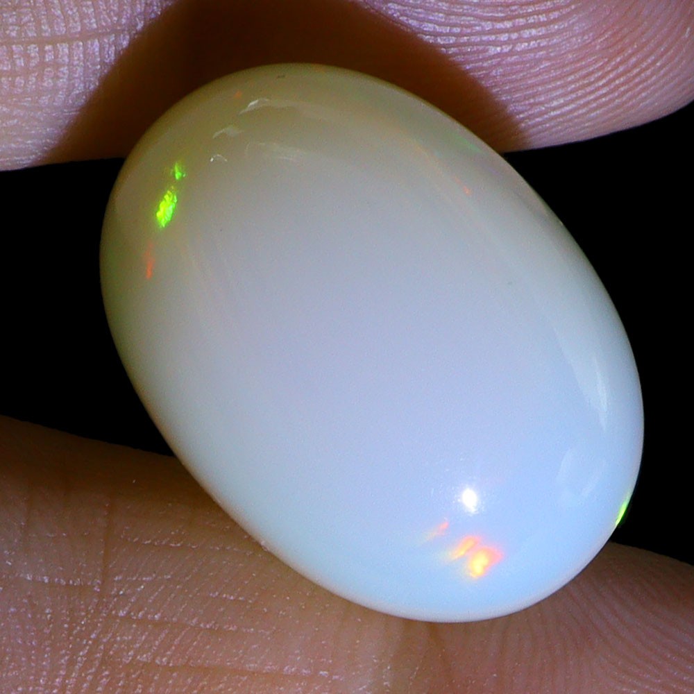 Oval AAA Floral Flash Play Of Color Crystal Fire Opal 16.25ct 20x15mm Gemstone
