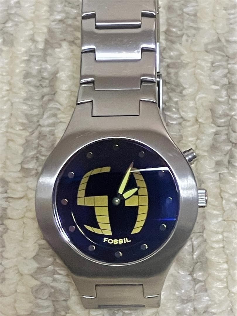 Fossil Big Tic JR8052 Analog Digital Hybrid Watch Mens Timepiece wrist 19cm