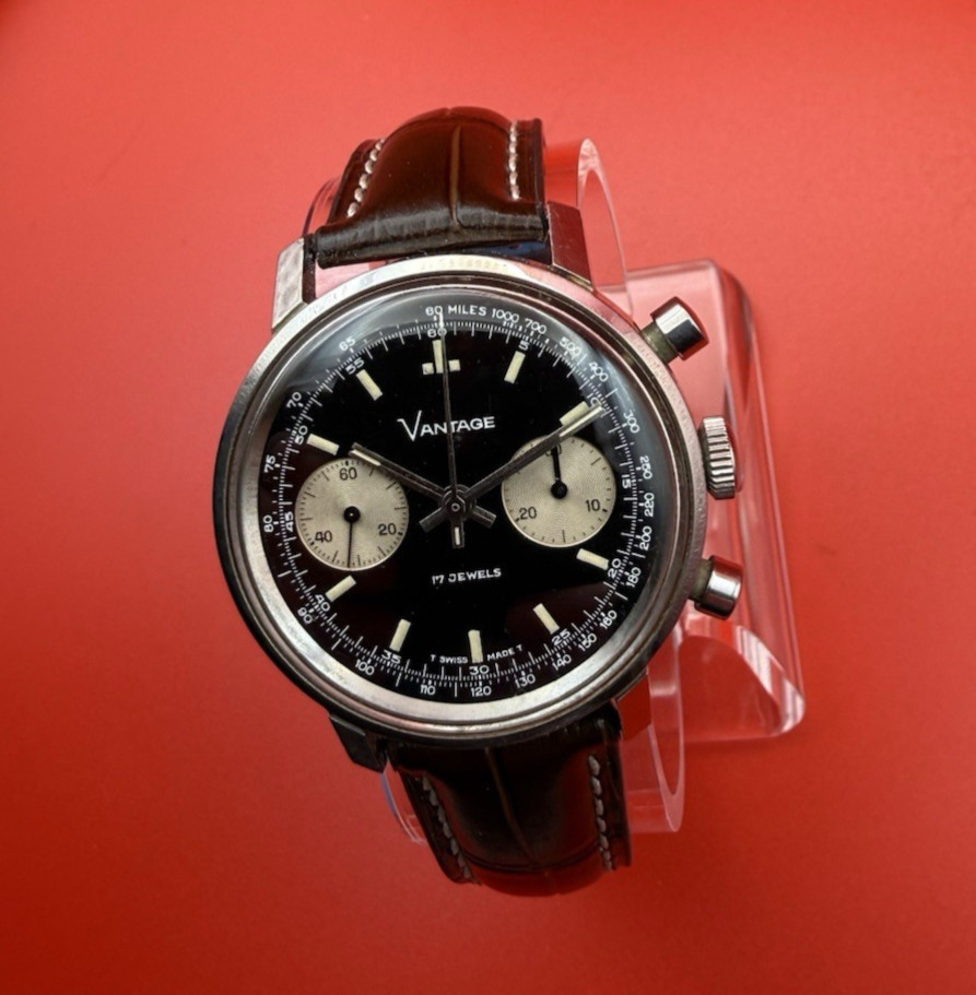 1960’s Vantage Chronograph by Hamilton – Valjoux 7733 Vintage RUNNING WELL