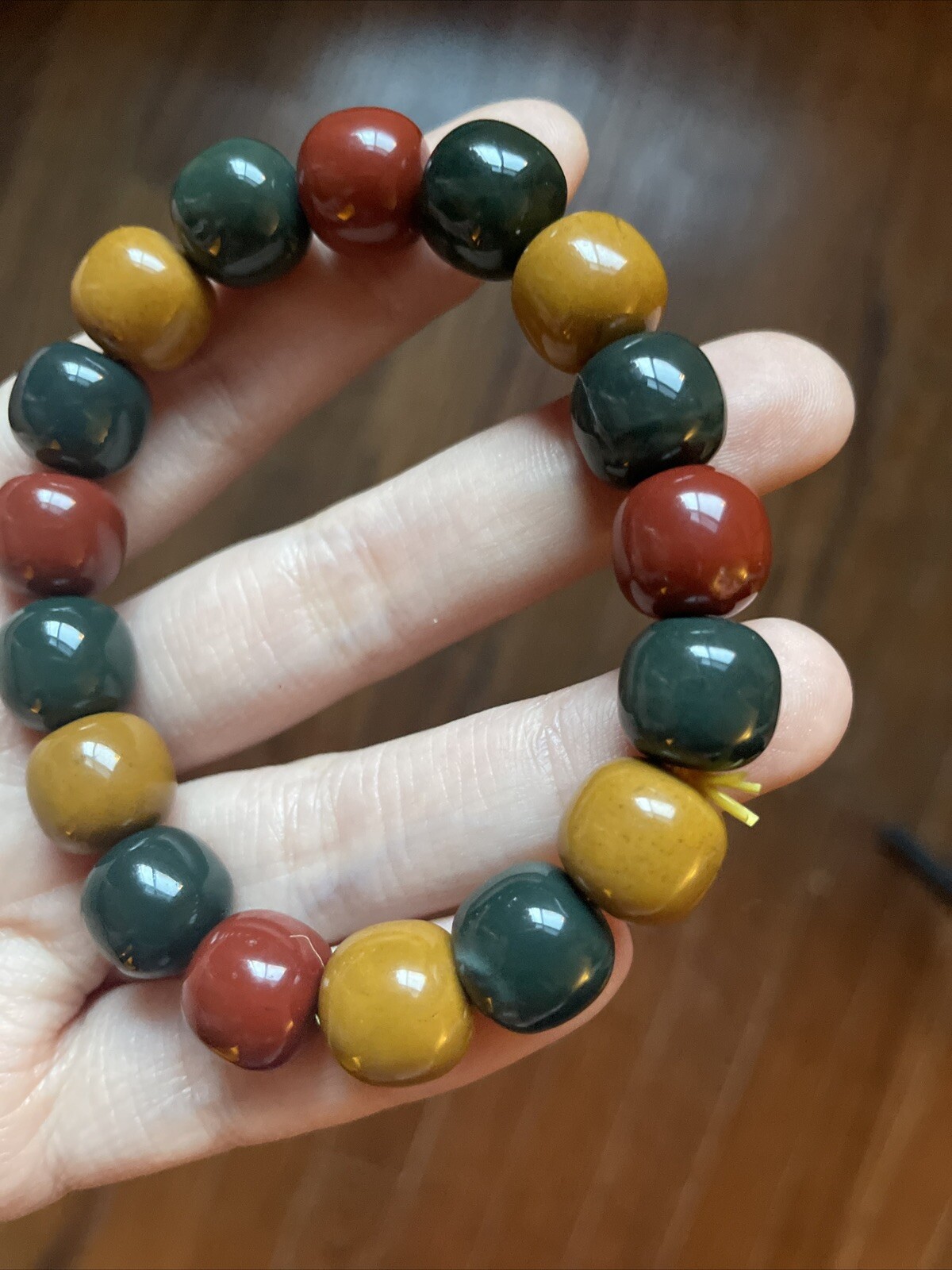 阿拉善 Agate , Natural Gemstone Bracelet 12.2mm