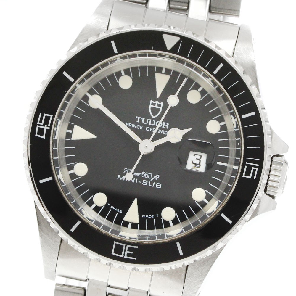 TUDOR Prince Oyster Date Mini Sub 73090 black Dial Automatic Boy’s Watch_961476