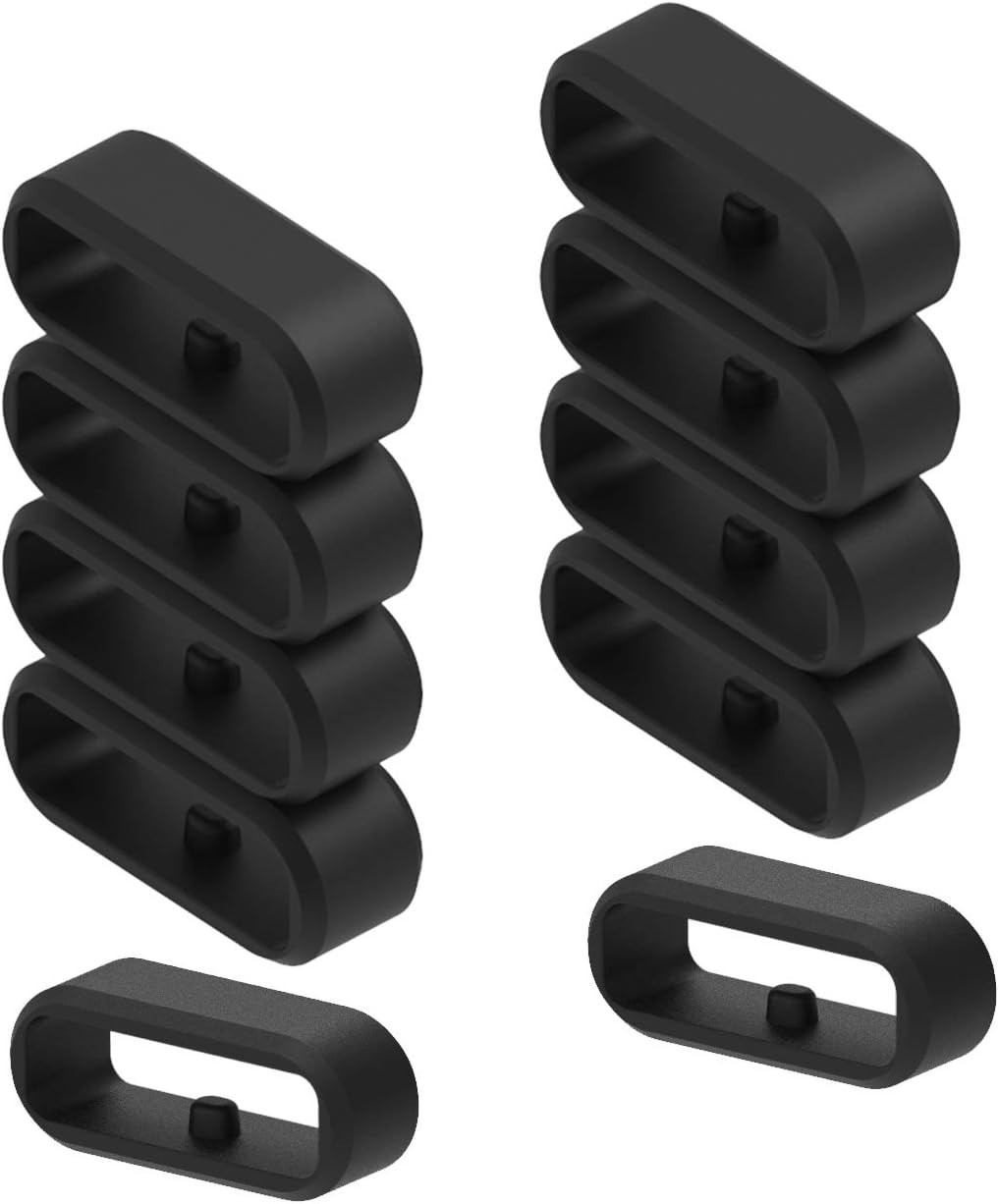 Secure Your Garmin Watch Bands with 6-Pack Fastener Rings – Anti-Slip Design