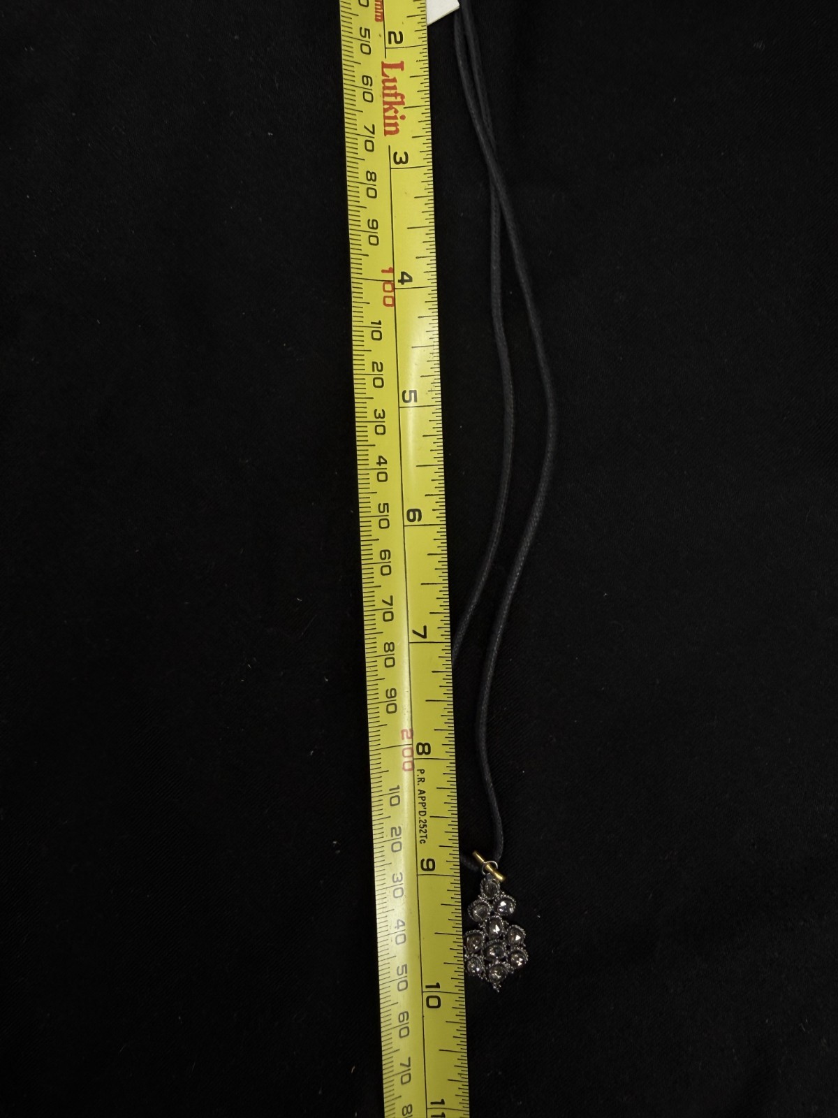 Abejas Boutique Rose Cut Indian Diamond Pendant Leather Cord Necklace Artisan