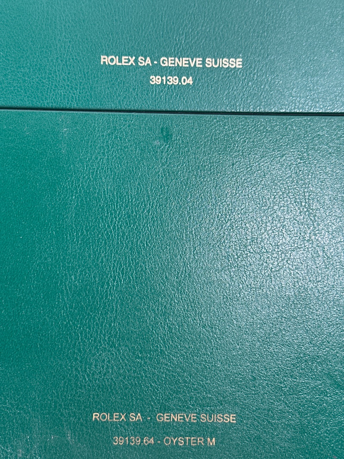 VINTAGE GENUINE ROLEX watch box case 20 set wave 39139.04 39139.01 260330002dA