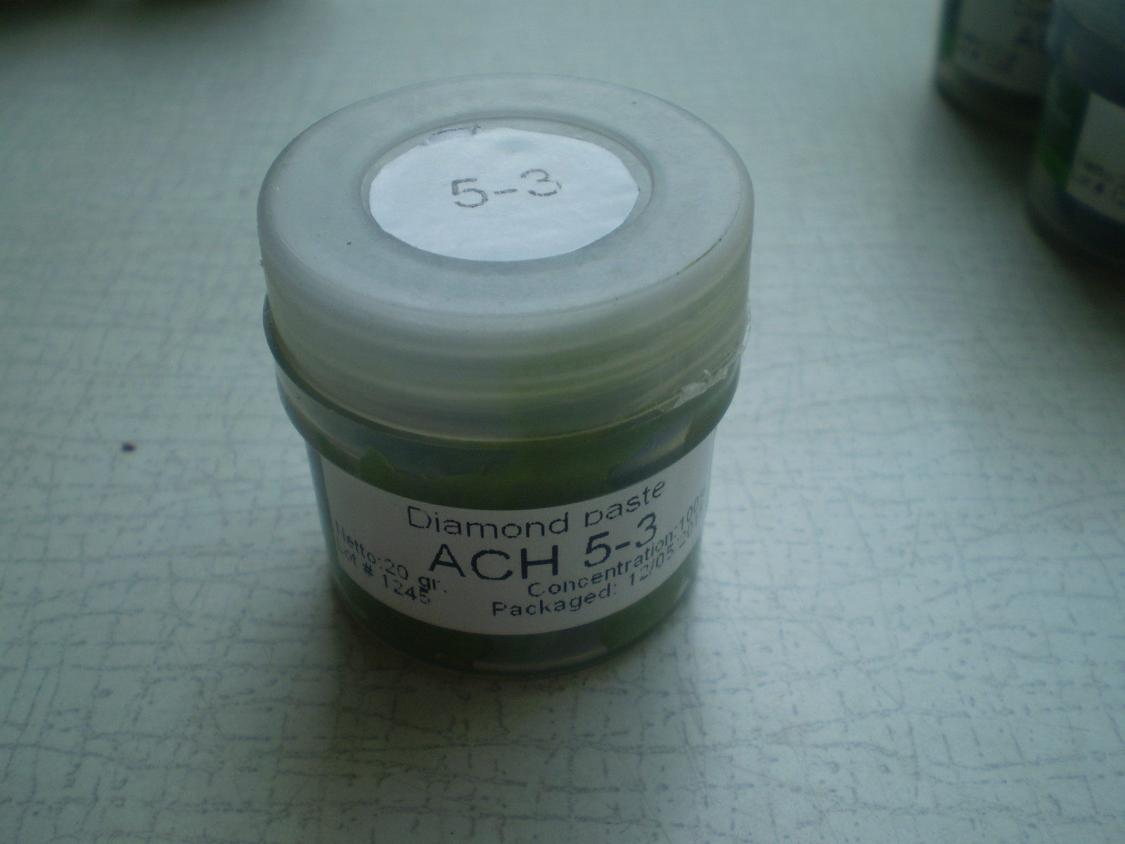 9 x 40 gr. Diamond polishing paste, diamond lapping compound 1/0 – 40/28 µ