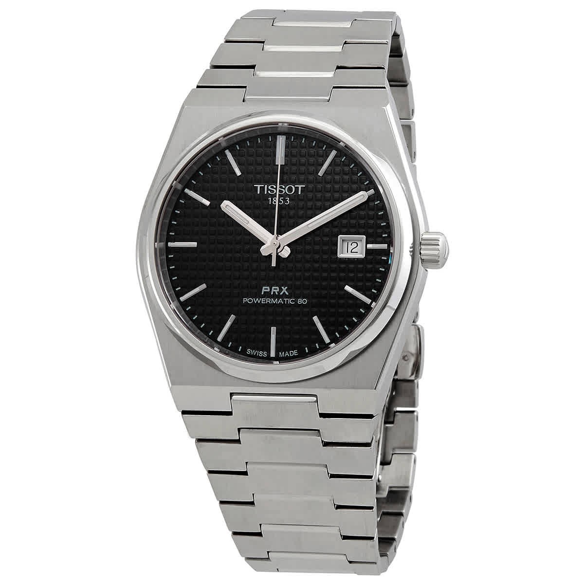 Tissot PRX Powermatic 80 Automatic Black Dial Men’s Watch T137.407.11.051.00