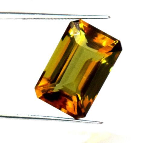 Certified 6.70 Ct Natural Emerald Cut Zultanite Color Changing Loose Gemstone