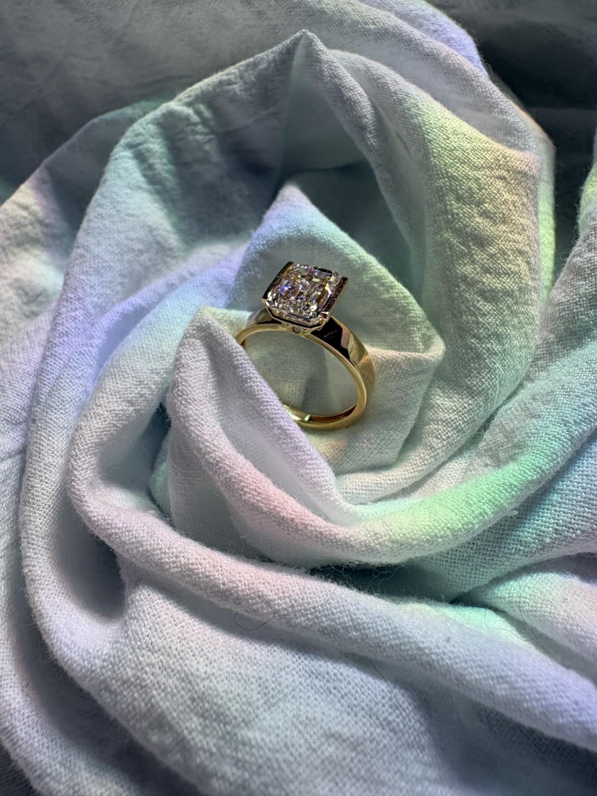 Brand New 3.02 Carat Diamond Ring | 18K Gold Band | Lab Grown Diamond | IGI