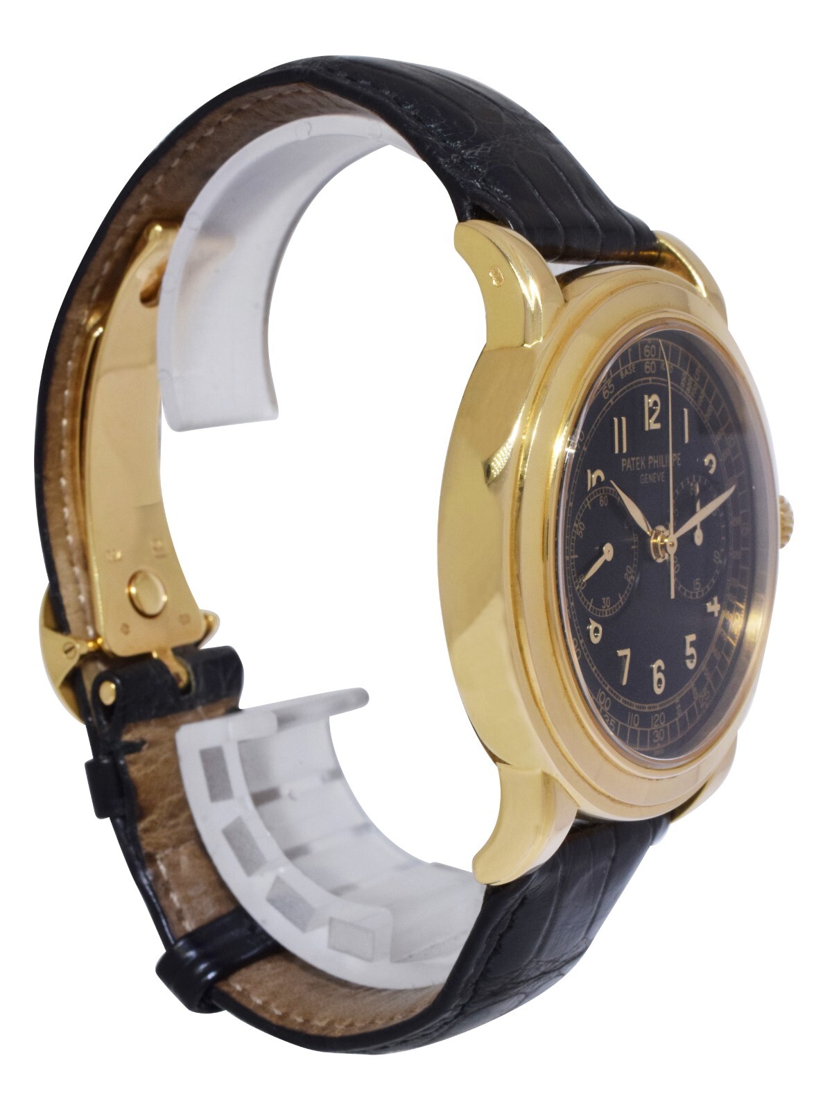 Patek Philippe Chronograph 5070 18k Yellow Gold Mens 42mm Watch B/P ‘ 5070J
