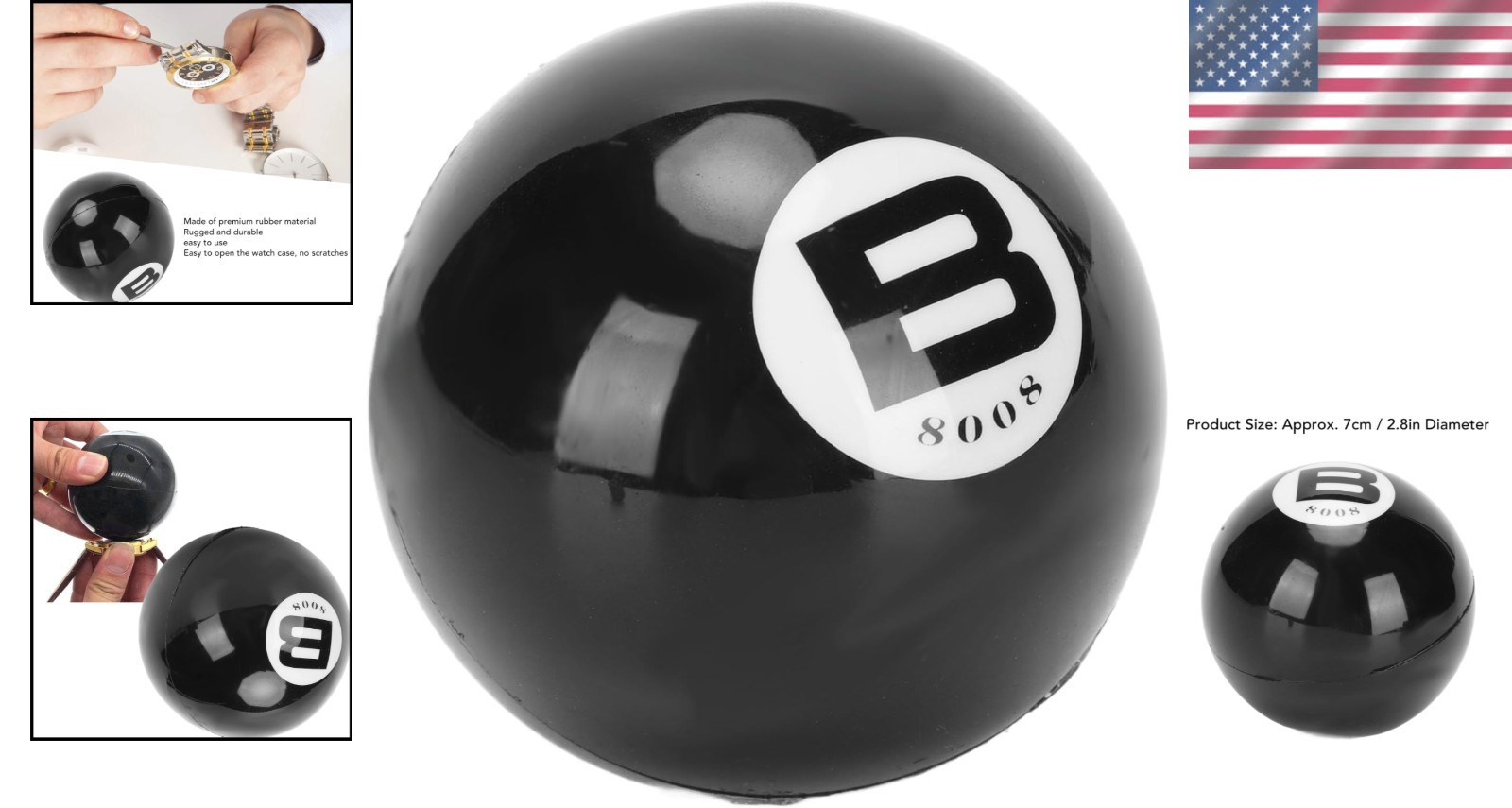 Compact Watch Case Opener Ball for Effortless Scratch-Free Battery Changes