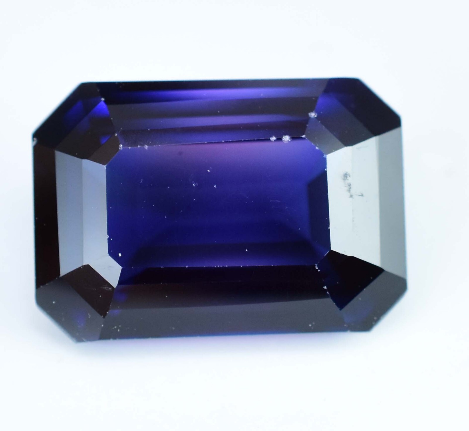 Natural Boysenberry Sapphire 19.40 Ct Treated Certified Octagon Loose Gemstone