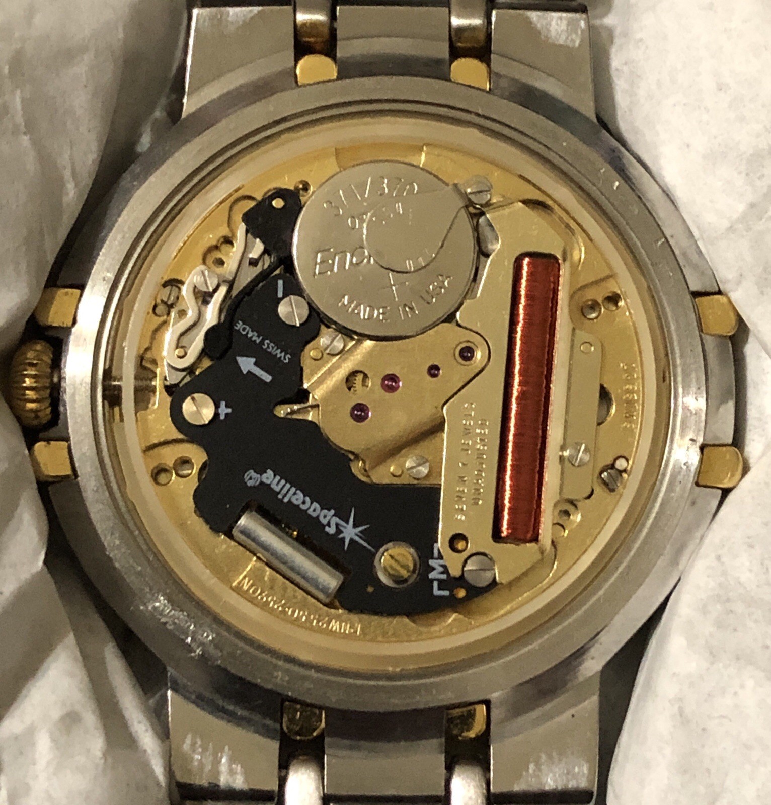 Jacques Edho Paris Watch Moon Phase Day Date with Box – 7 to 8 inch Length