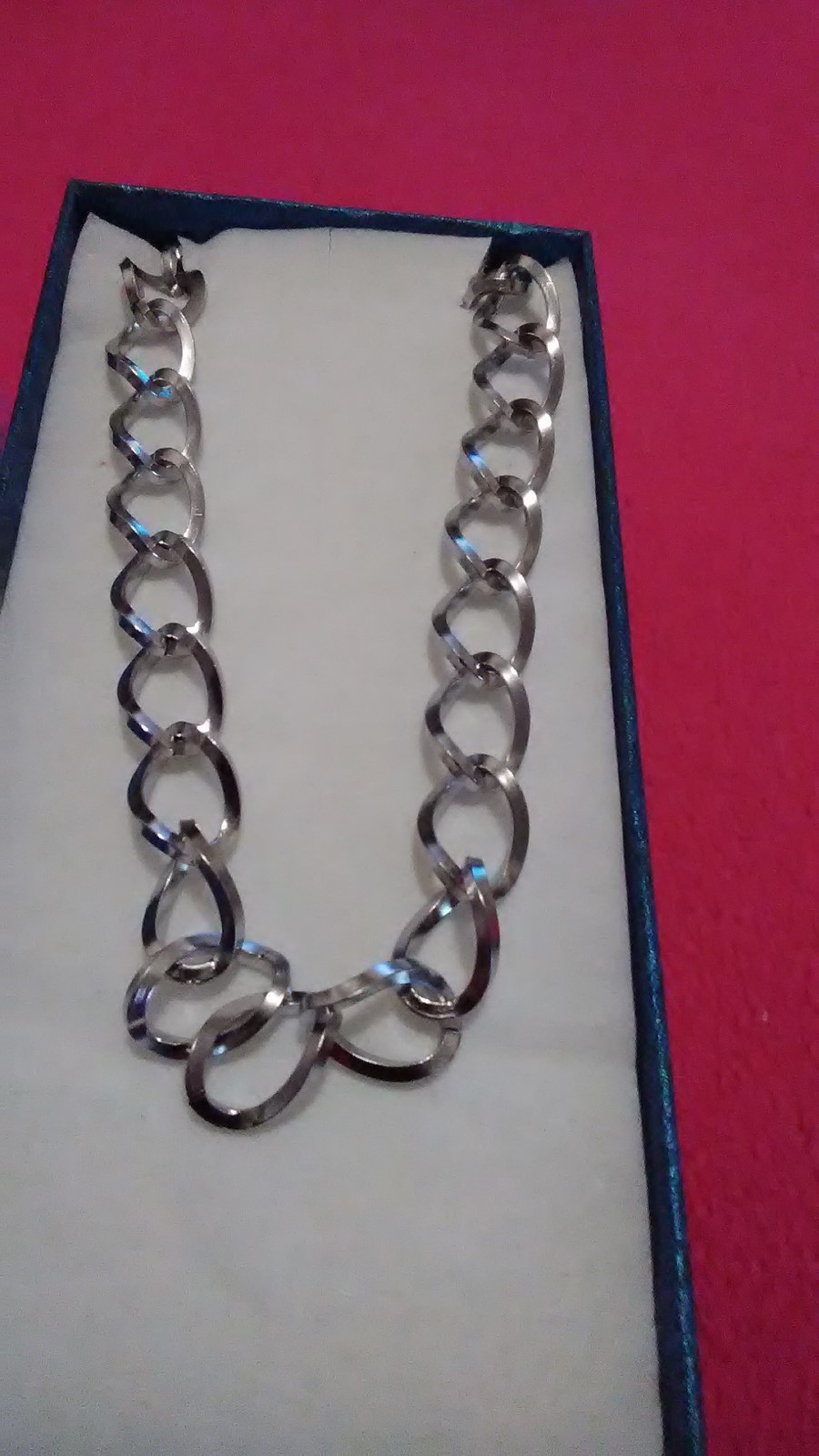 Stainless Steel Curb Chain Necklace (30 in) 20 grams