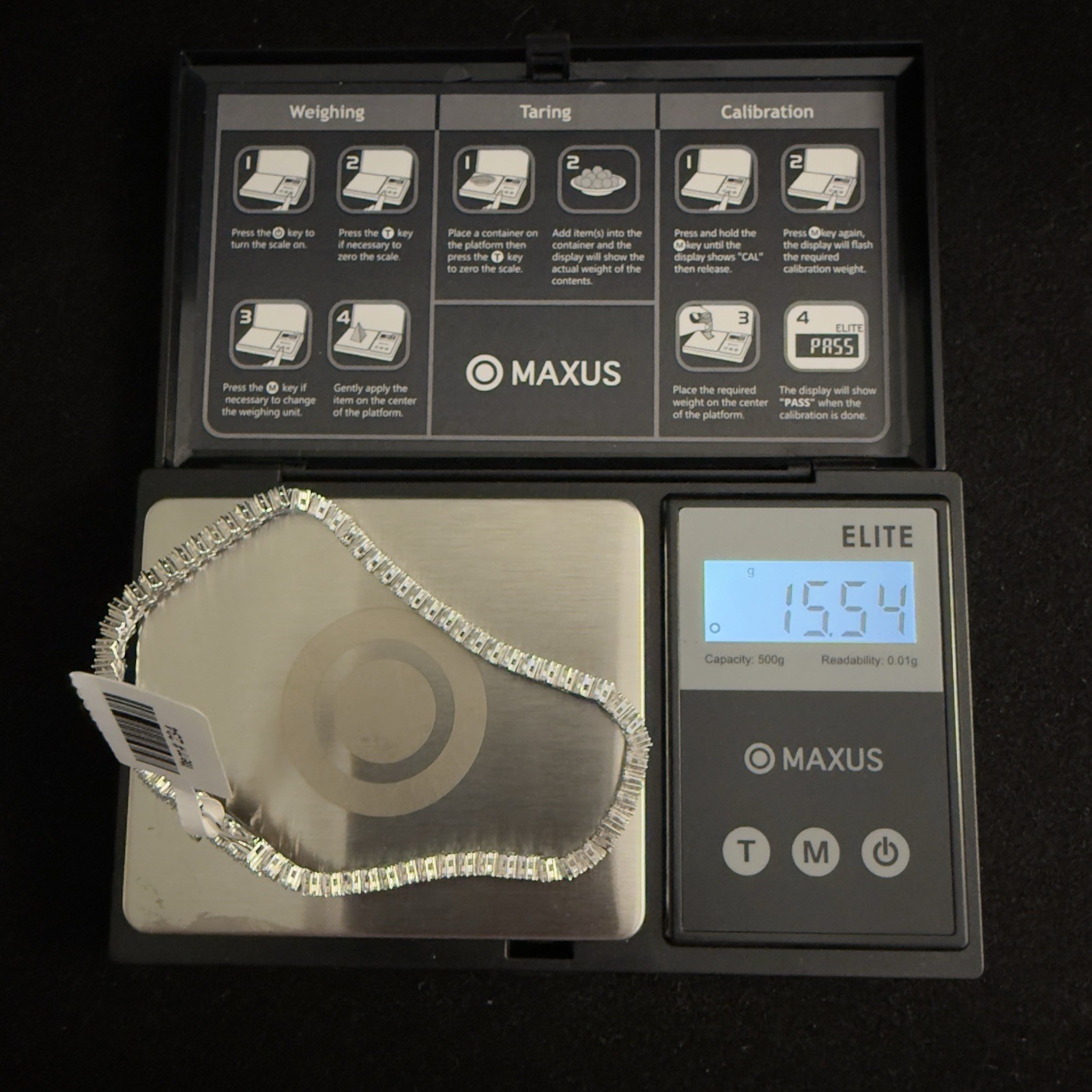 5mm 8in Genuine Moissanite Chevron Tennis Bracelet 2.9CTW~Retails$ 960.00