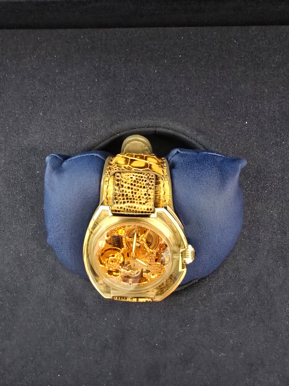 KRIEGER MYSTERIUM 48MM TRANSPARENT CASE SKELETON RARE MINT SET, 136/1000 LIMITED