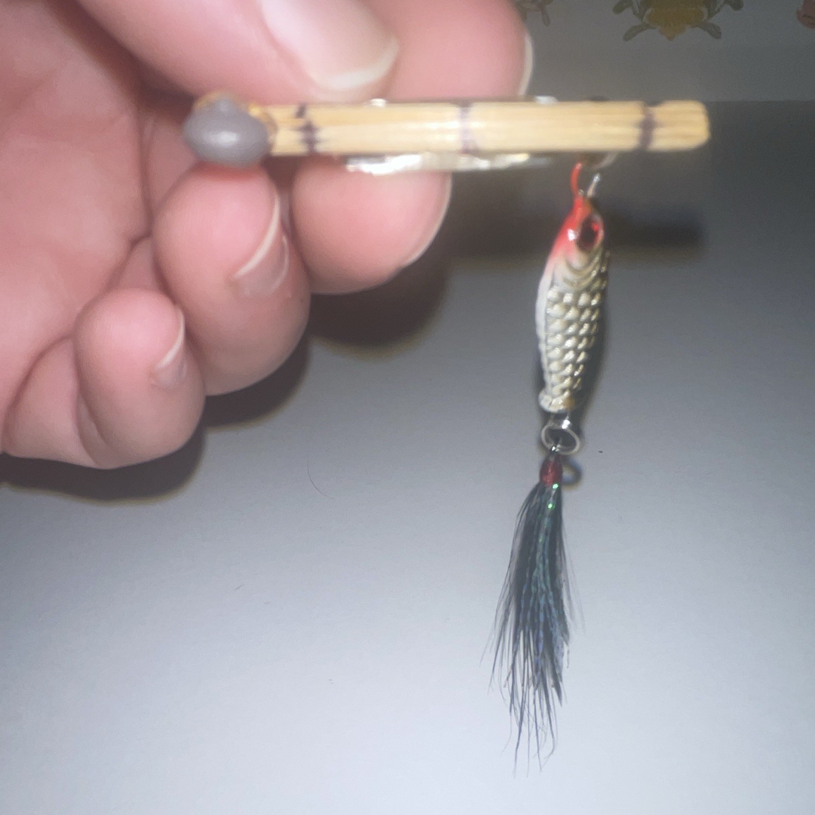 Fishing Lure Brooch Handmade Unisex Pin Brooch