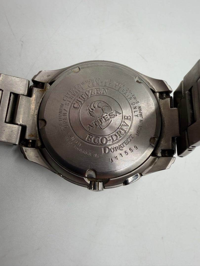 Citizen Attesa H410-T005888, Made in Japan, Eco-Drive, Working Condition