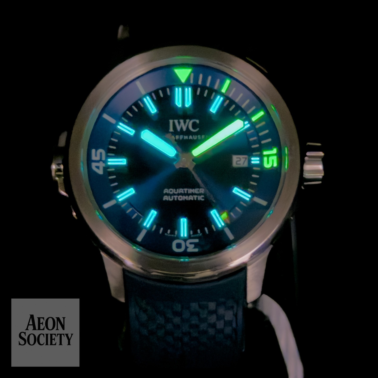 IWC Aquatimer Automatic Blue Dial Men’s Dive Sports Watch Full Set – IW328801