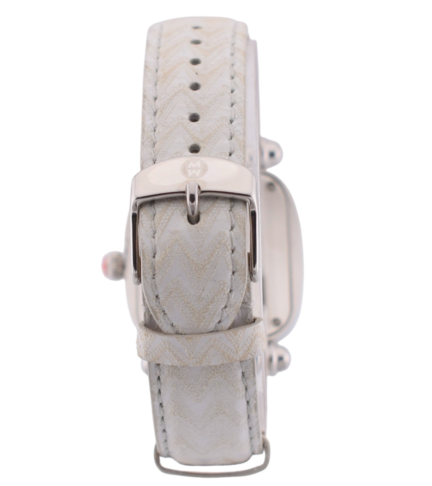 Michele Caber Isle White MOP Dial 140 Diamonds Watch 0.58 CT TW MW16C01A2025