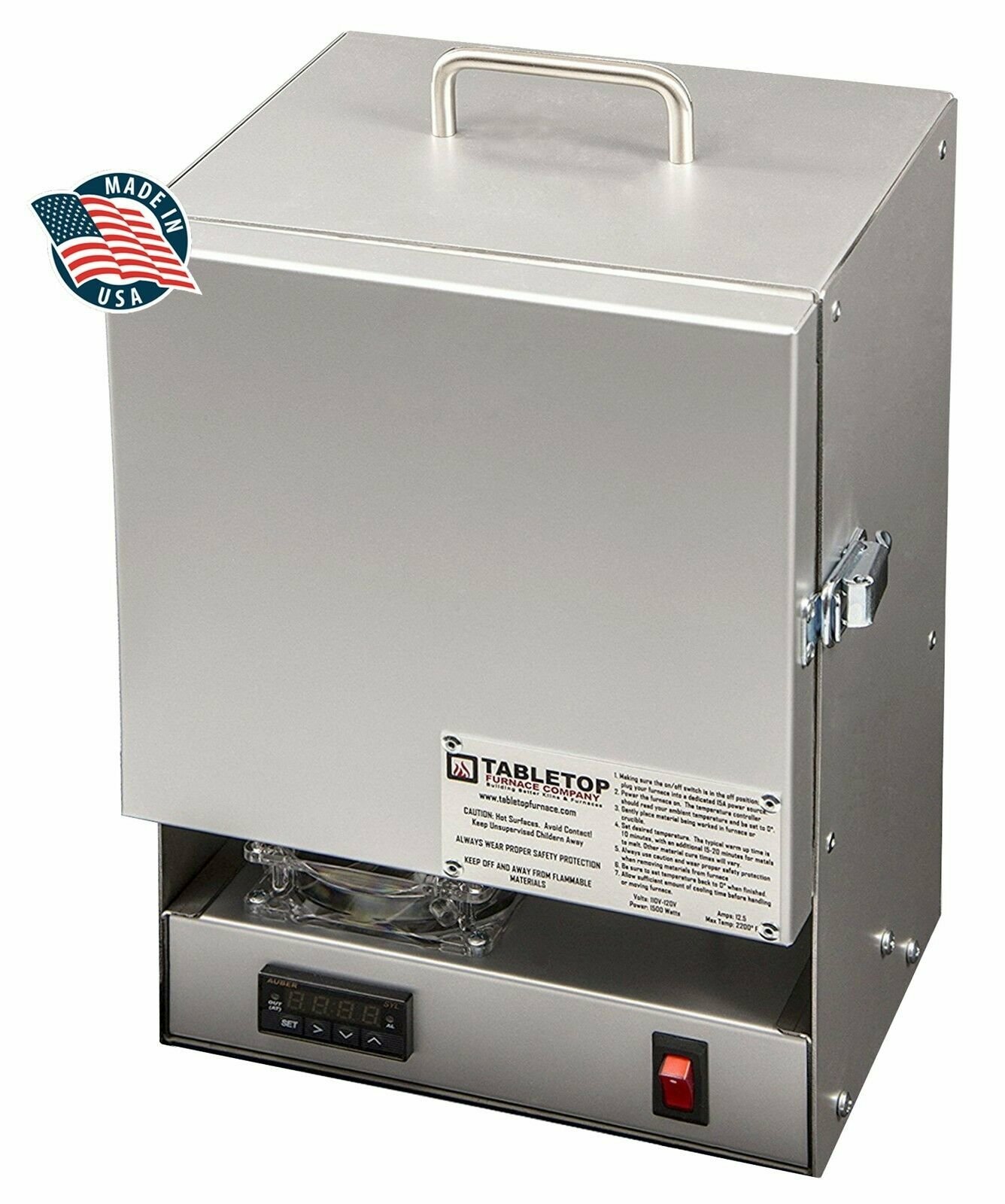 RapidFire TableTop Standard Ceramic Precious Metal Clay Jewelry Kiln Furnace