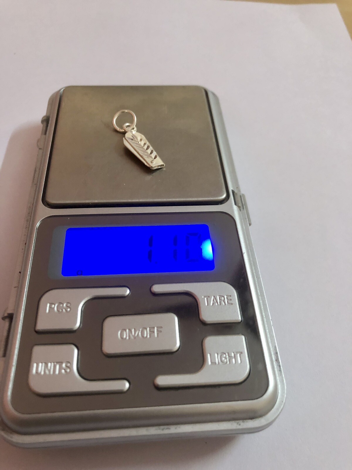 Pure Silver Chaku Knife Nazar Locket Pendant for Evil Eye Protection, Openable