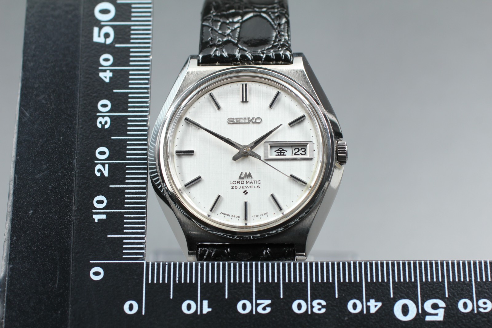 SEIKO LORD MATIC 5606-7010 KSNJI ENG Automatic Vintage Mens Watch NEAR MINT