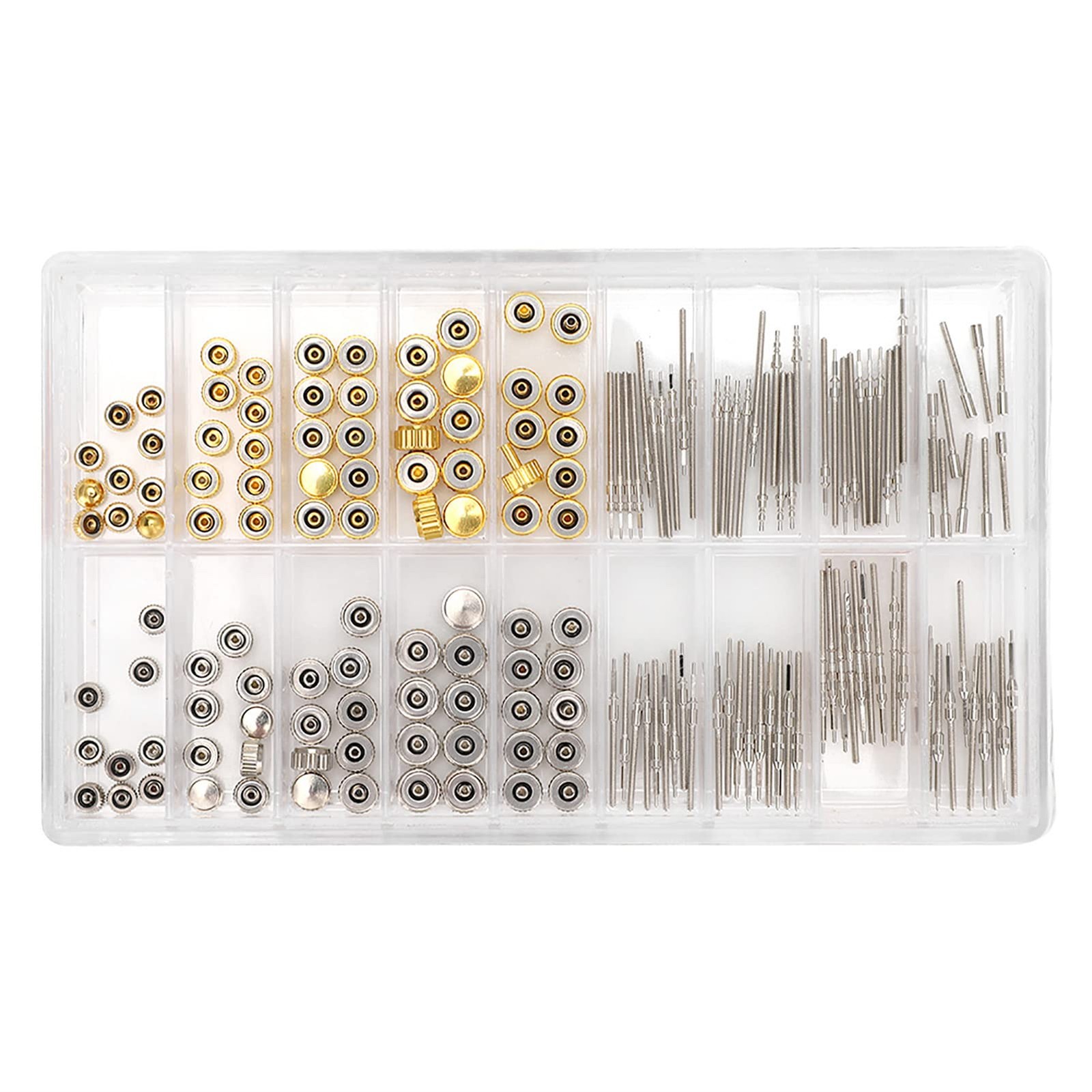 Kodrily Watch Repair Kit, 1 Box Crown Replacement, Variable, Gold