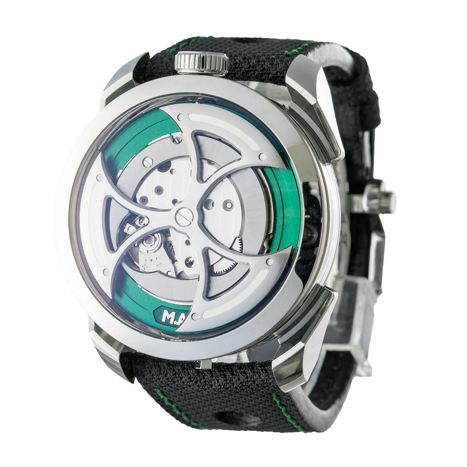 MB&F M.A.D. 1 Green Edition 42mm Steel Watch