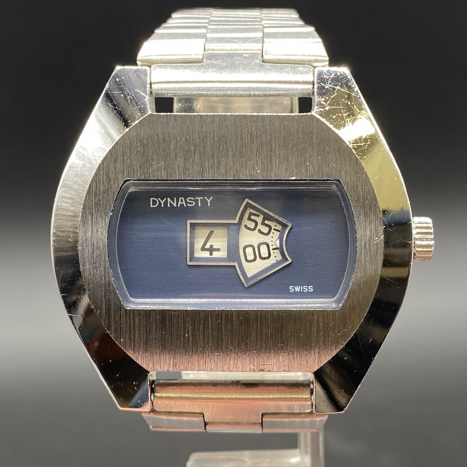 Vintage Dynasty Endura Jump Hour One Jewel Swiss Amida A 420 Watch Mechanical