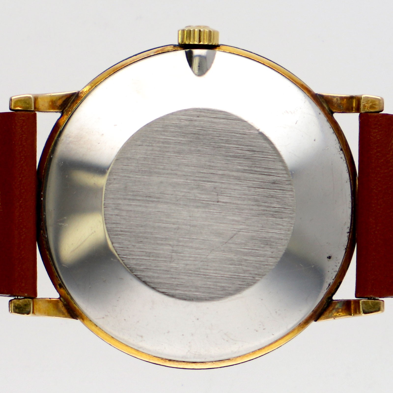 OMEGA 111.14 De Ville gold Dial Manual Gold Filled Stainless Steel leather