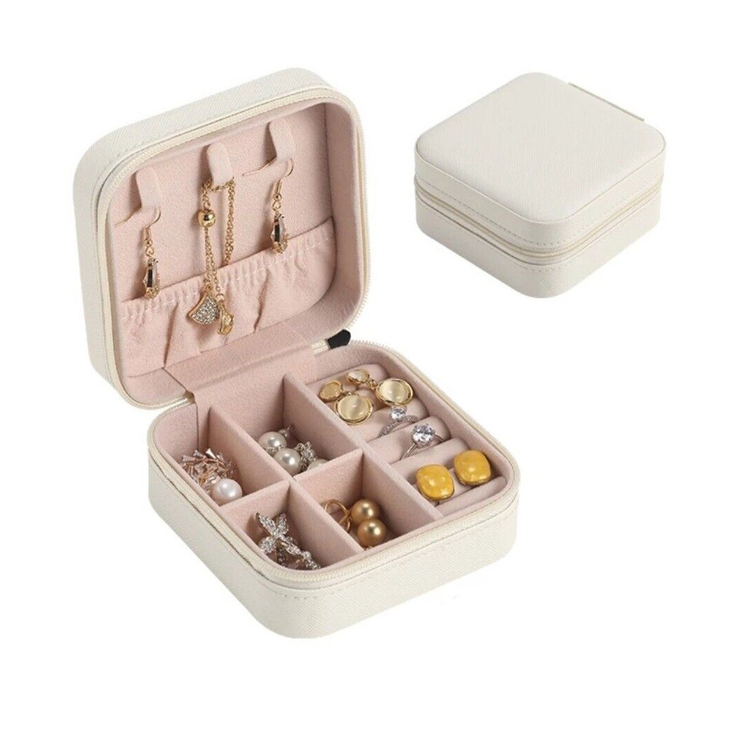 Portable Jewellery Box Organizer Travel Boxes Jewelry Ornaments Storage Case
