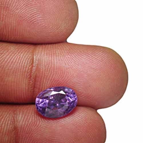 IGI Certified BURMA Spinel 3.60 Cts Natural Untreated Deep Purple Oval
