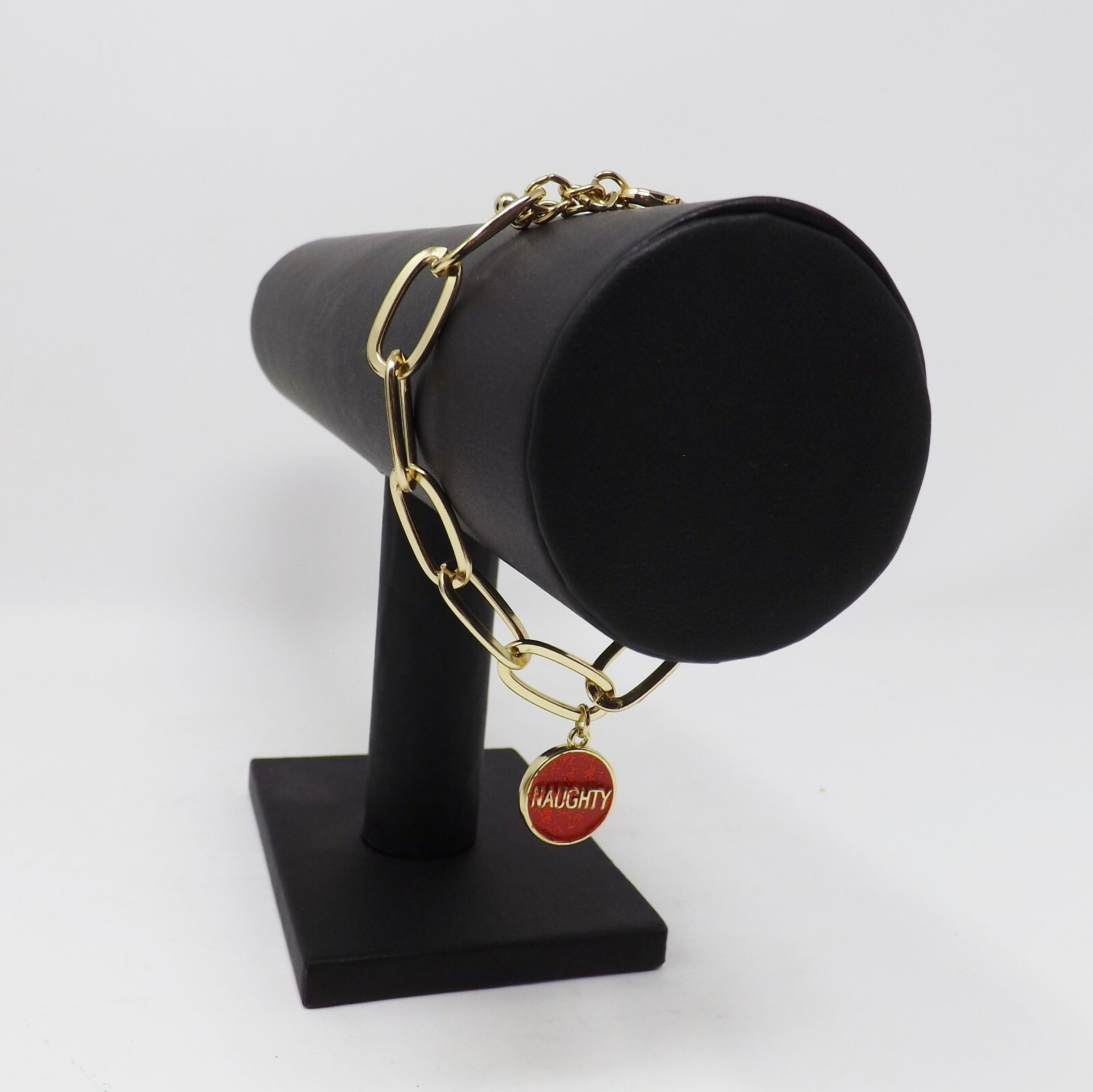 Holiday Time Naughty Nice Gold-tone Bracelet – New