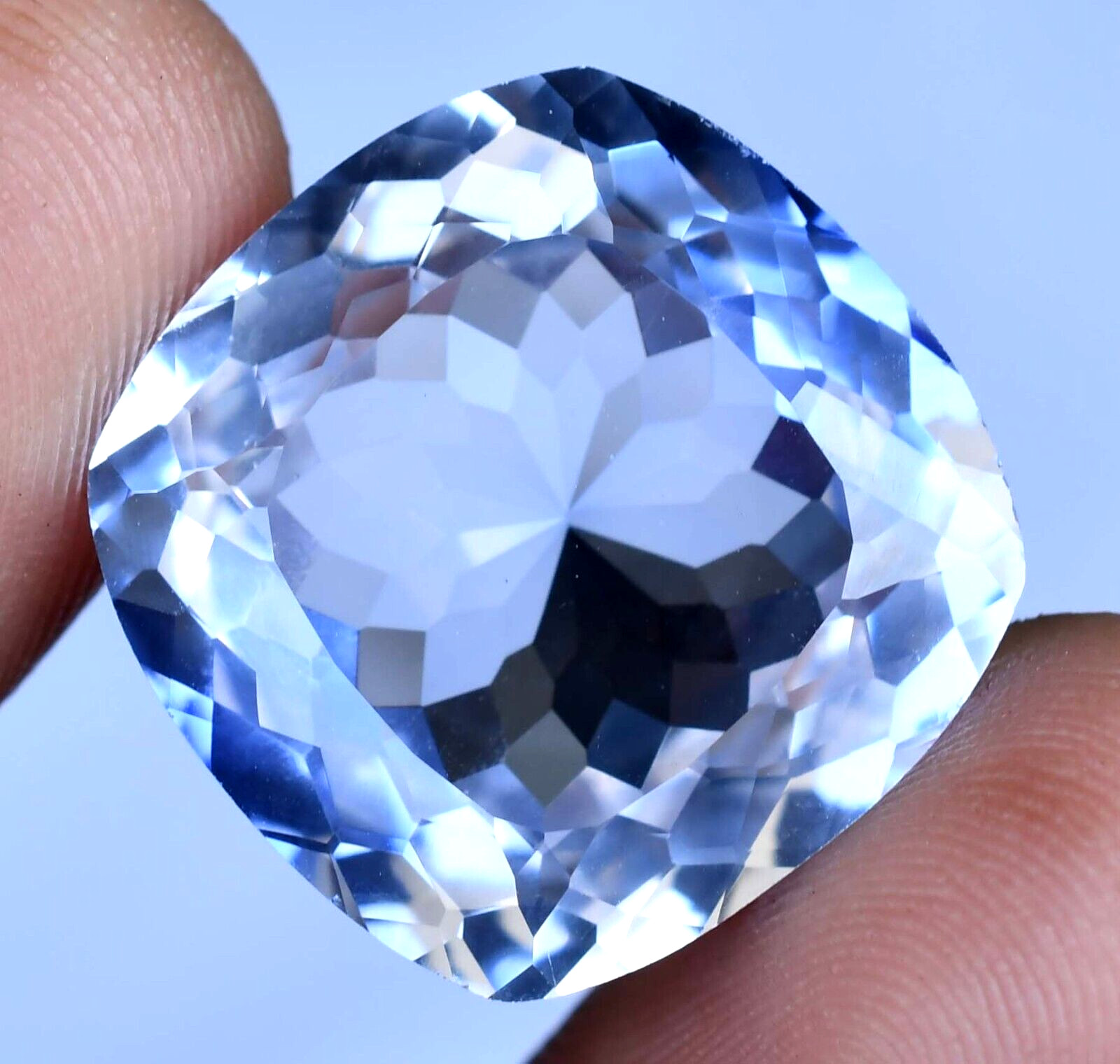 Natural Blue Sapphire 36.25 Ct FLAWLESS Certified Montana Treated Loose Gemstone