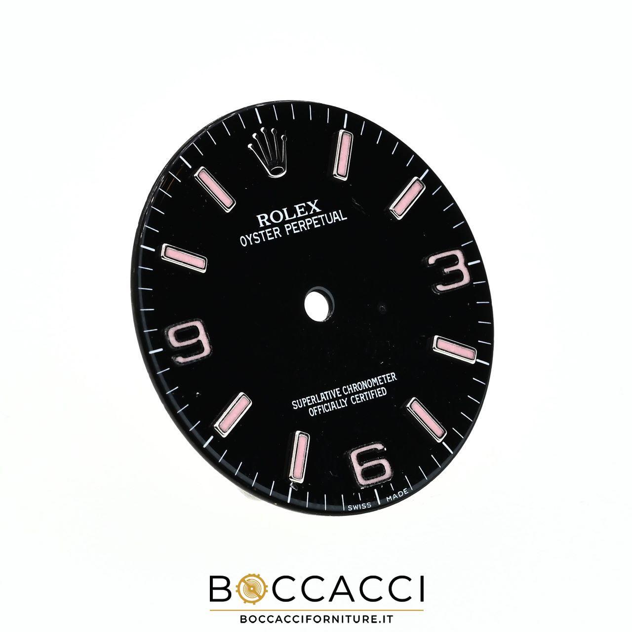 ROLEX Quadrante Dial OYSTER Perpetual 34mm Nero Indici Rosa ref ’’Swiss Made’…