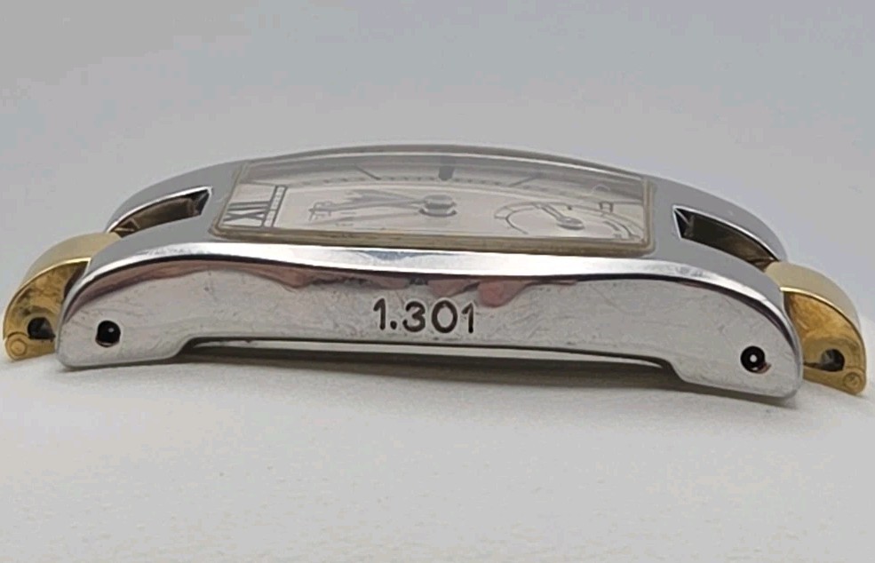 Enigma 22mm Tonneau Barrel Silver Case Dial Swiss Small Seconds Dial 6 O’clock