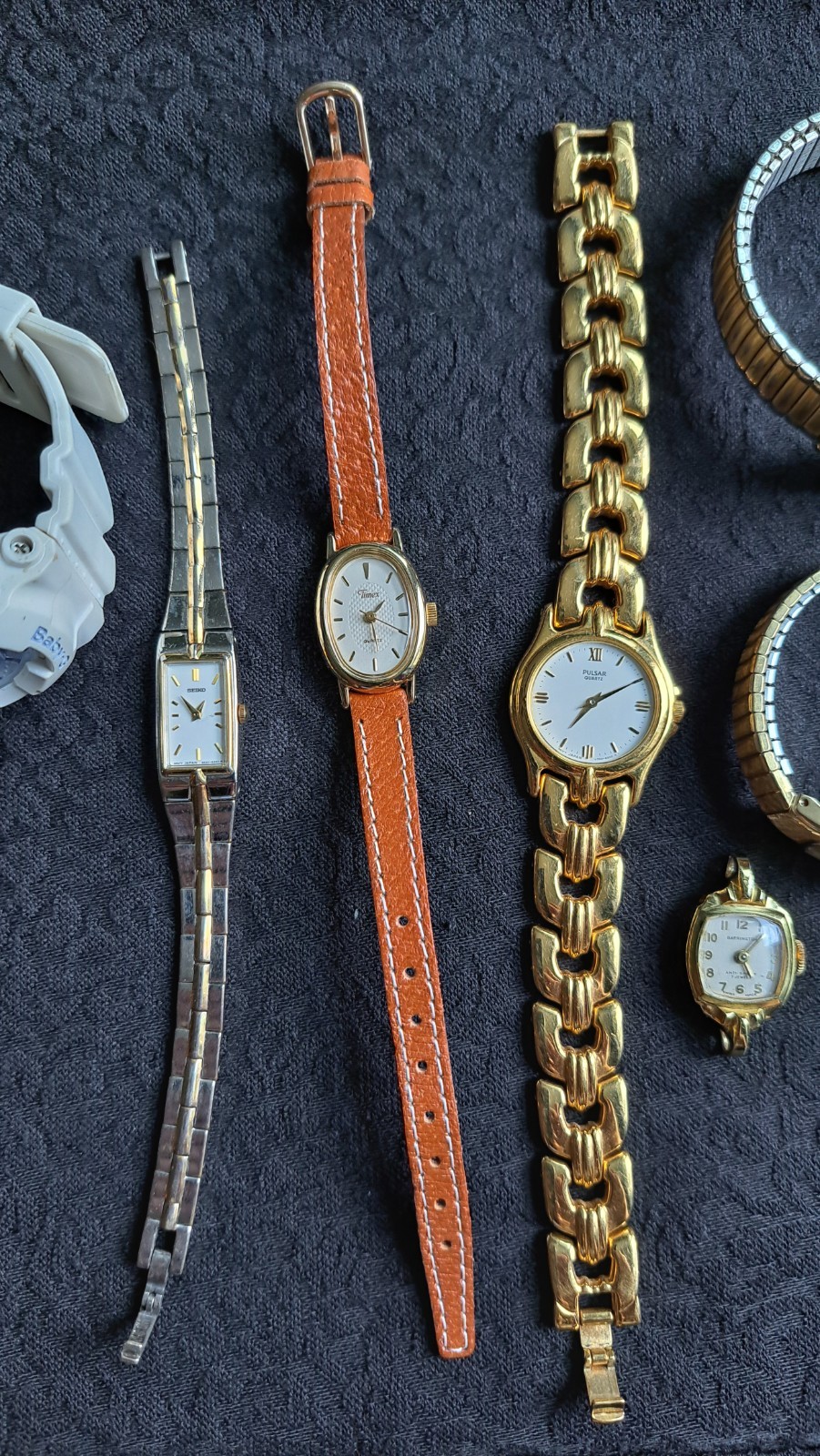 Watch Lot 8 – Citizen Seiko Casio Baby-G Timex Indiglo Barrington Pulsar Womens